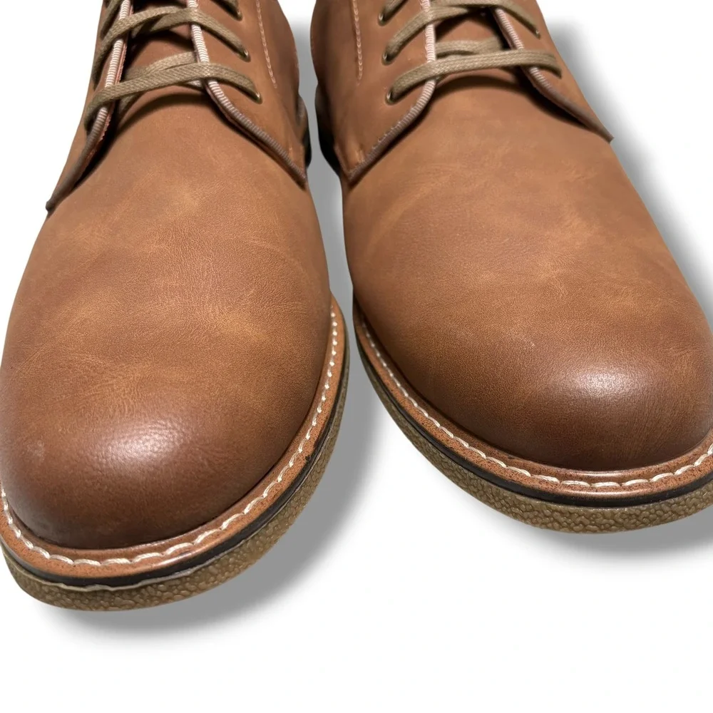 Dockers Mens Tan Brown Plain Toe Oxford Dress Shoes 90-42630 Size 13M